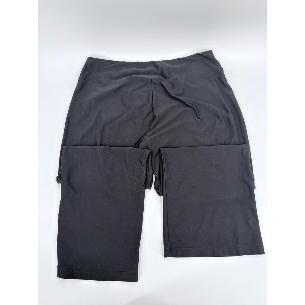 Nike Pants Flare Leg Yoga Y2K Womens Size Large Black Nike Fit Dry Activewear